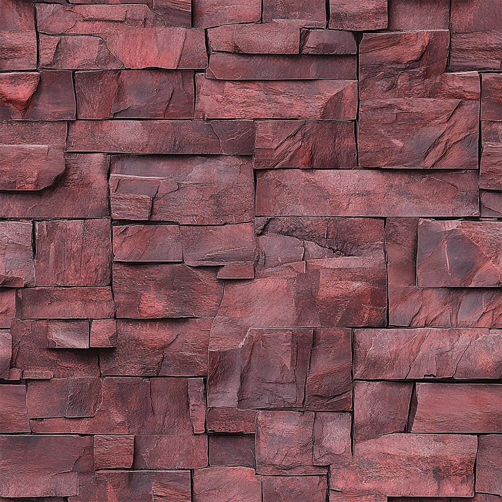 Bordo Kaya Taş Duvar Kağıdı