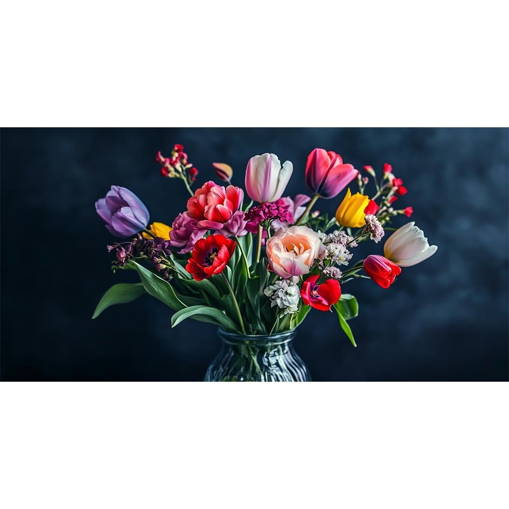 Canlı Çiçek Buketi Duvar Kağıdı