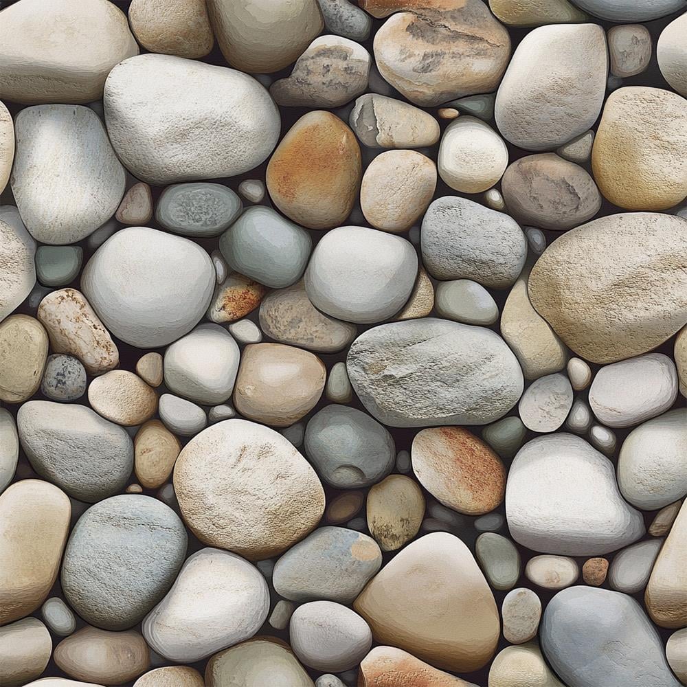 Doğal Çakıl Renkli Taş Duvar Kağıdı