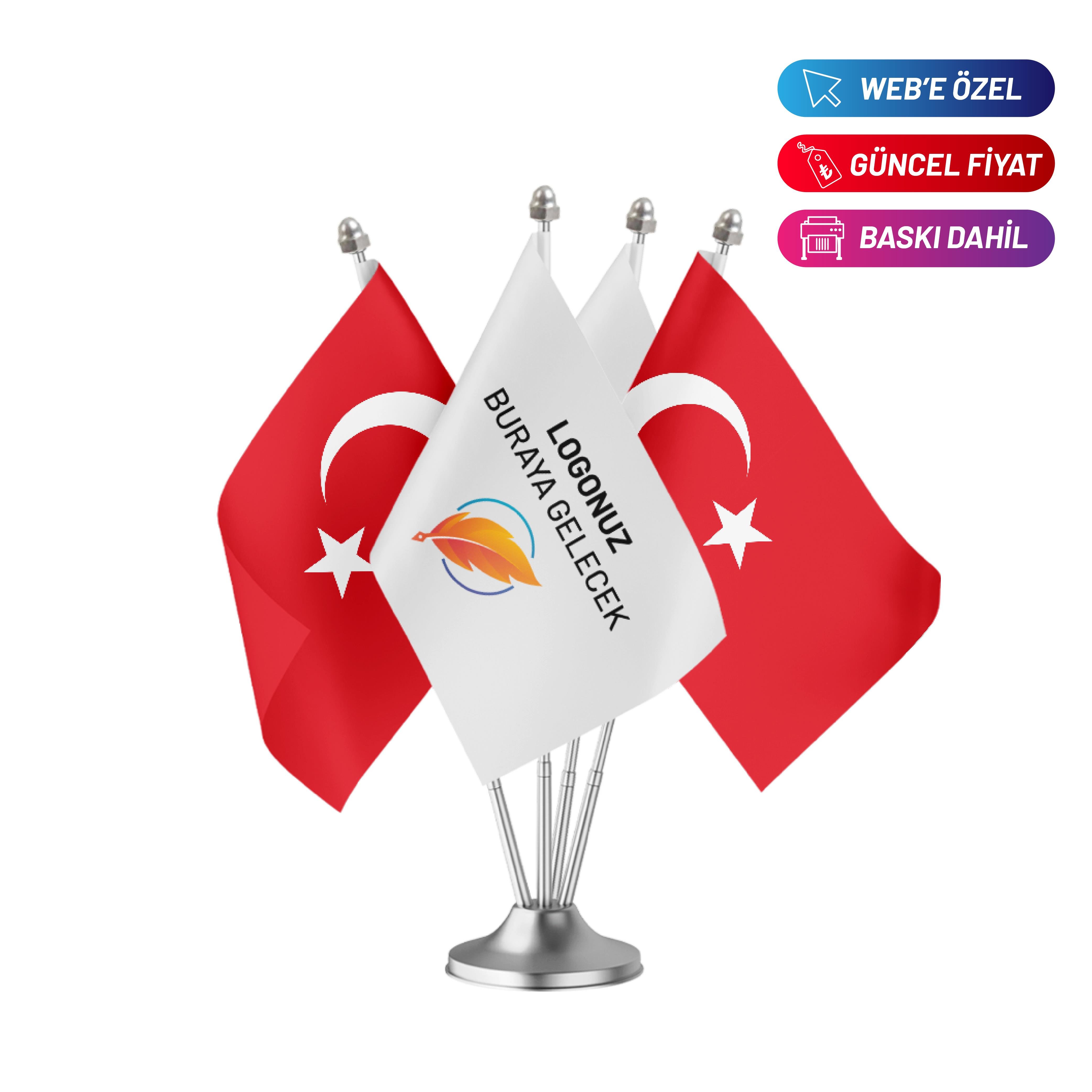 Dörtlü Masa Bayrağı