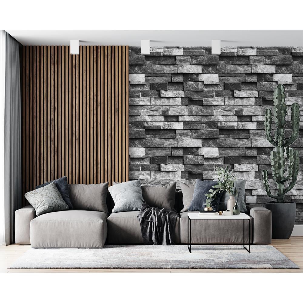 Füme Taş Duvar Kağıdı