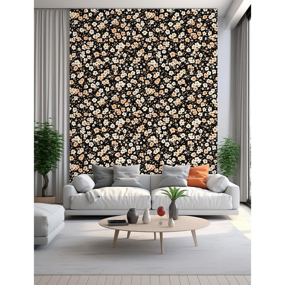 Gece Çiçek Tarlası Duvar Kağıdı