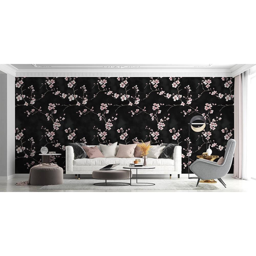 Geceye Açan Kiraz Çiçekleri Duvar Kağıdı