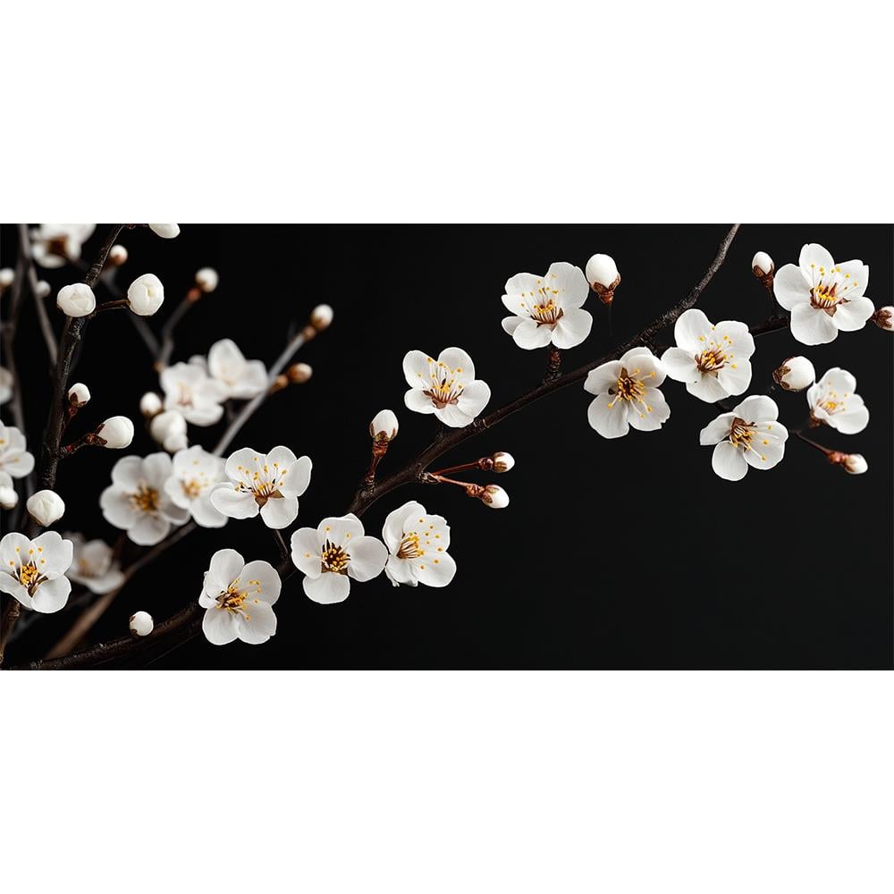 Geceye Dokunan Bahar Dalları Duvar Kağıdı