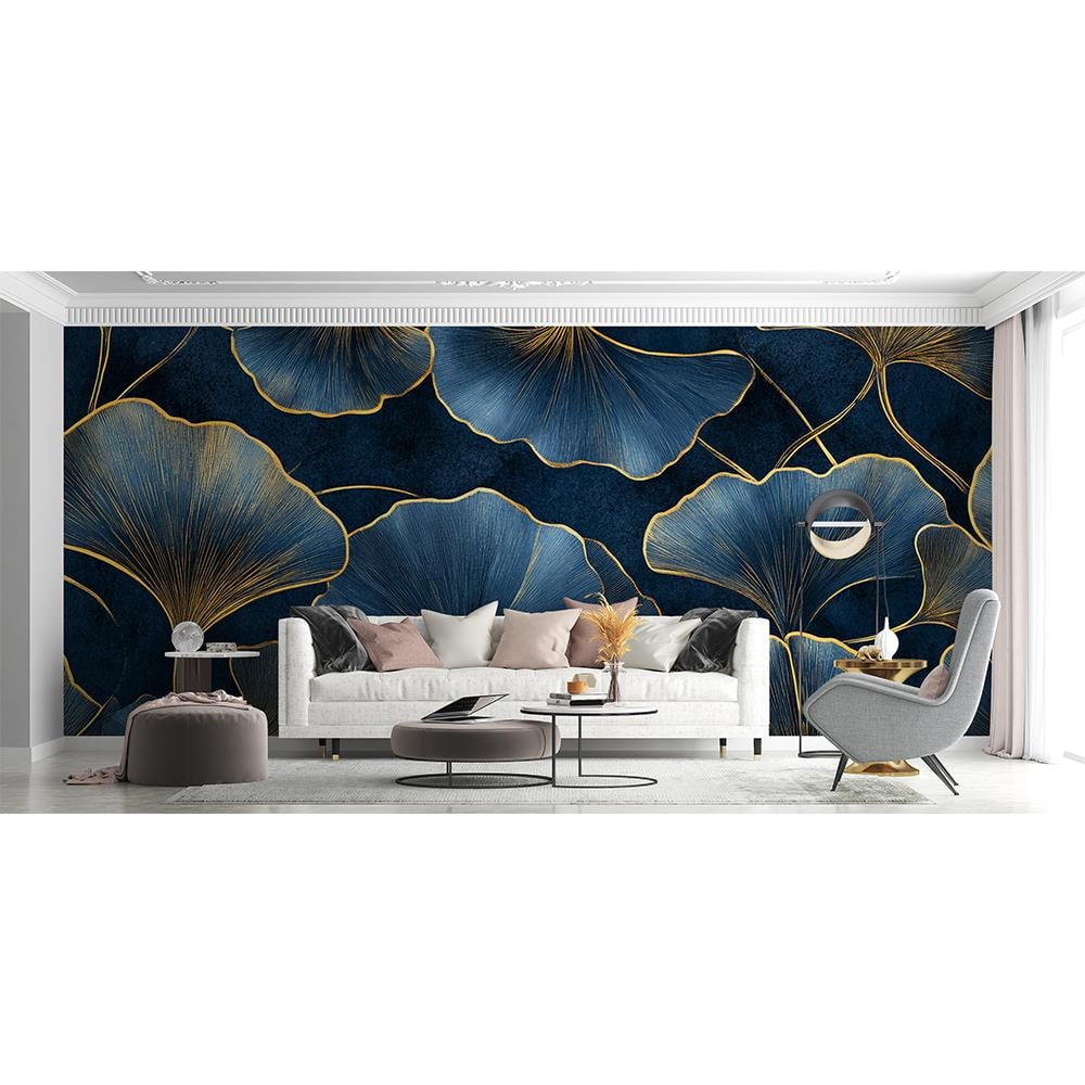 Gingko Gece Işıltısı Duvar Kağıdı
