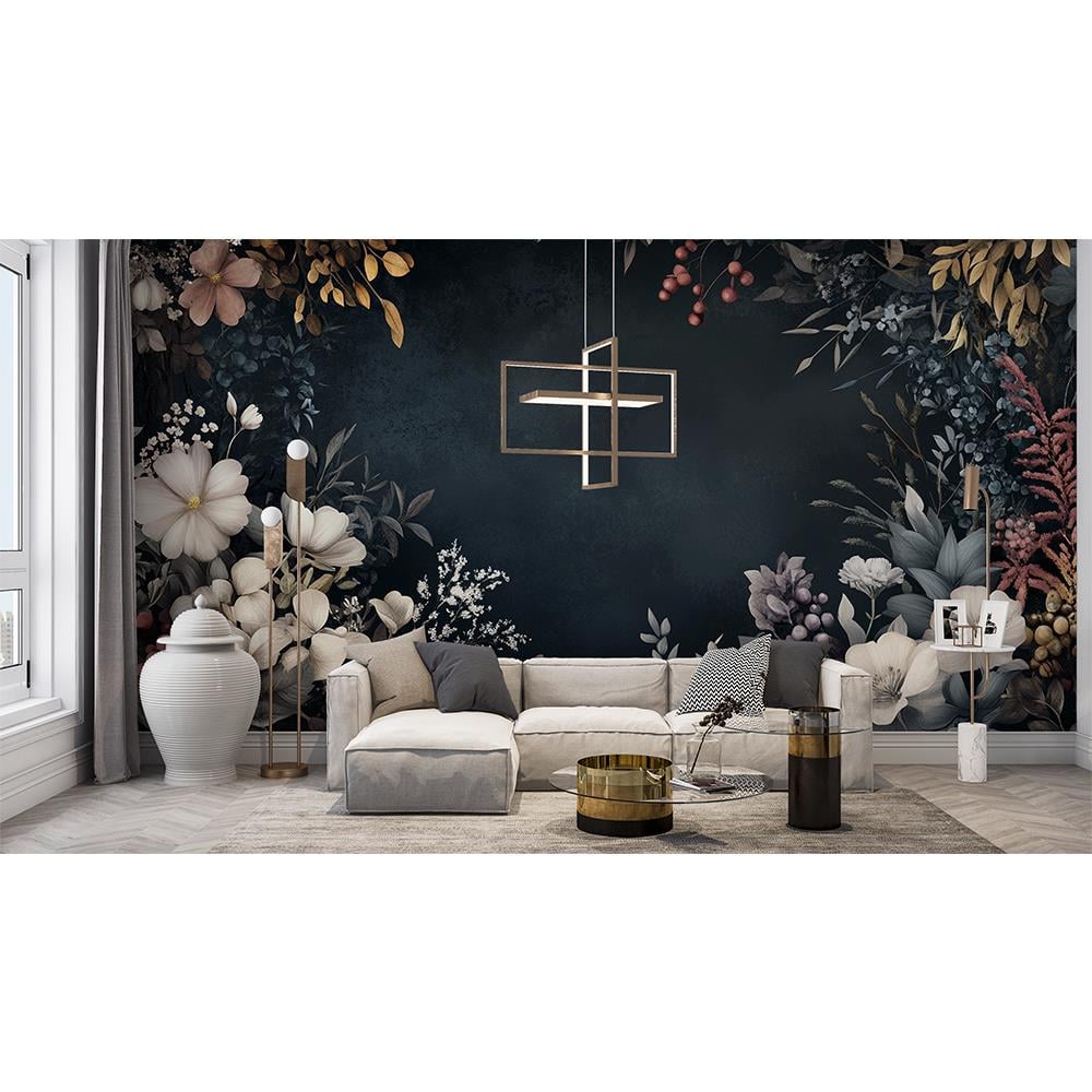 Gizemli Orman Çiçekleri Duvar Kağıdı