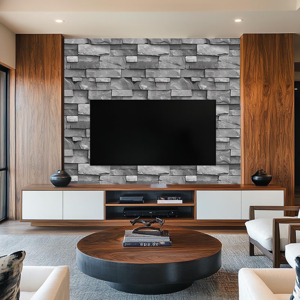 Gri Kaya Taş Duvar Kağıdı