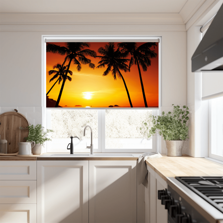 Gün Batım Manzaralı Stor Perde