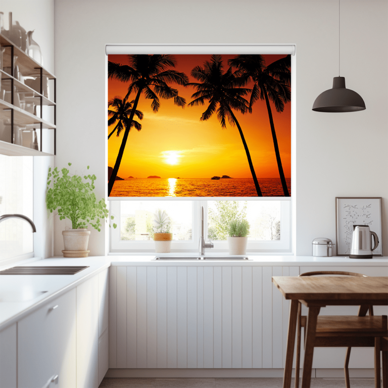 Gün Batım Manzaralı Stor Perde