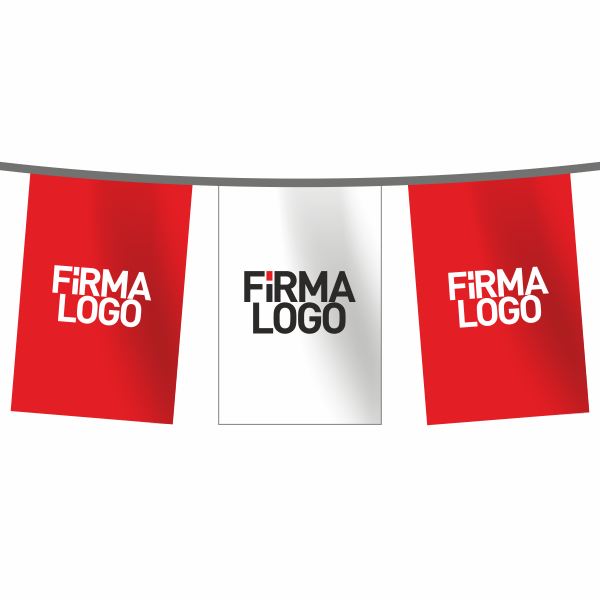 İpe Sıralı Kare Logolu Bayrak