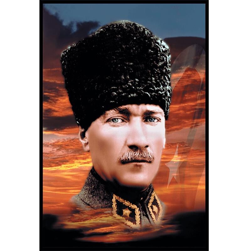 Kalpakli Gokyuzu Ataturk Posteri