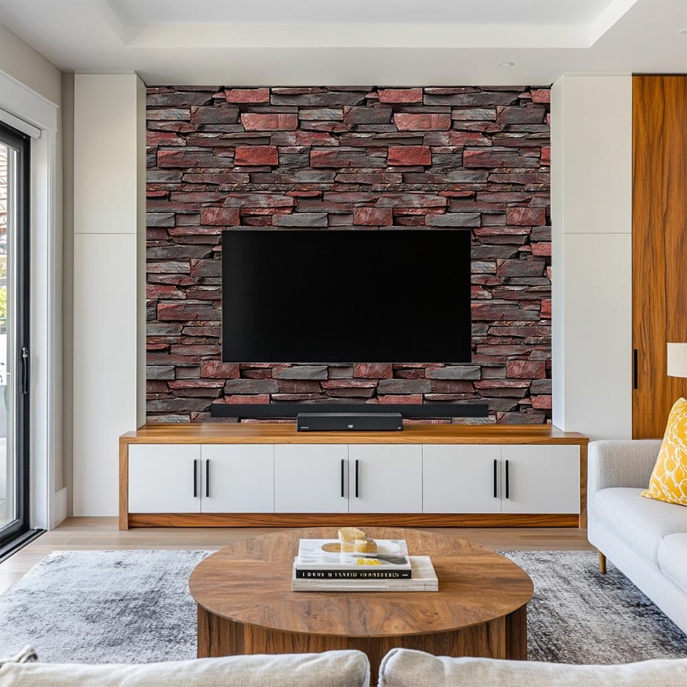 Kırmızı Kaya Taş Duvar Kağıdı