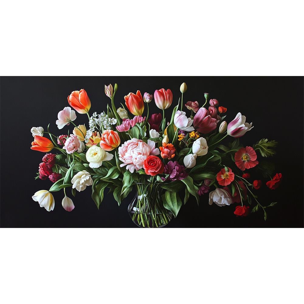 Klasik Çiçek Buketi Duvar Kağıdı