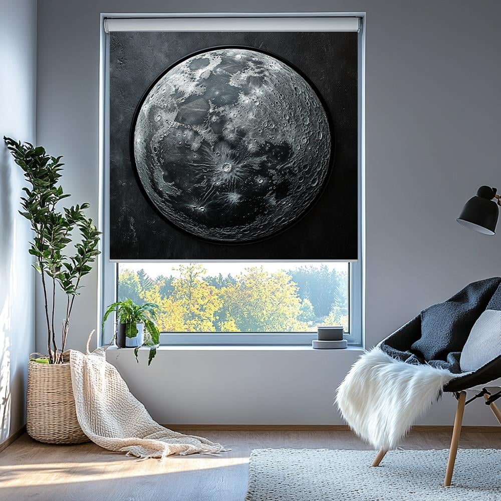 Kozmik Ay 3D Stor Perde