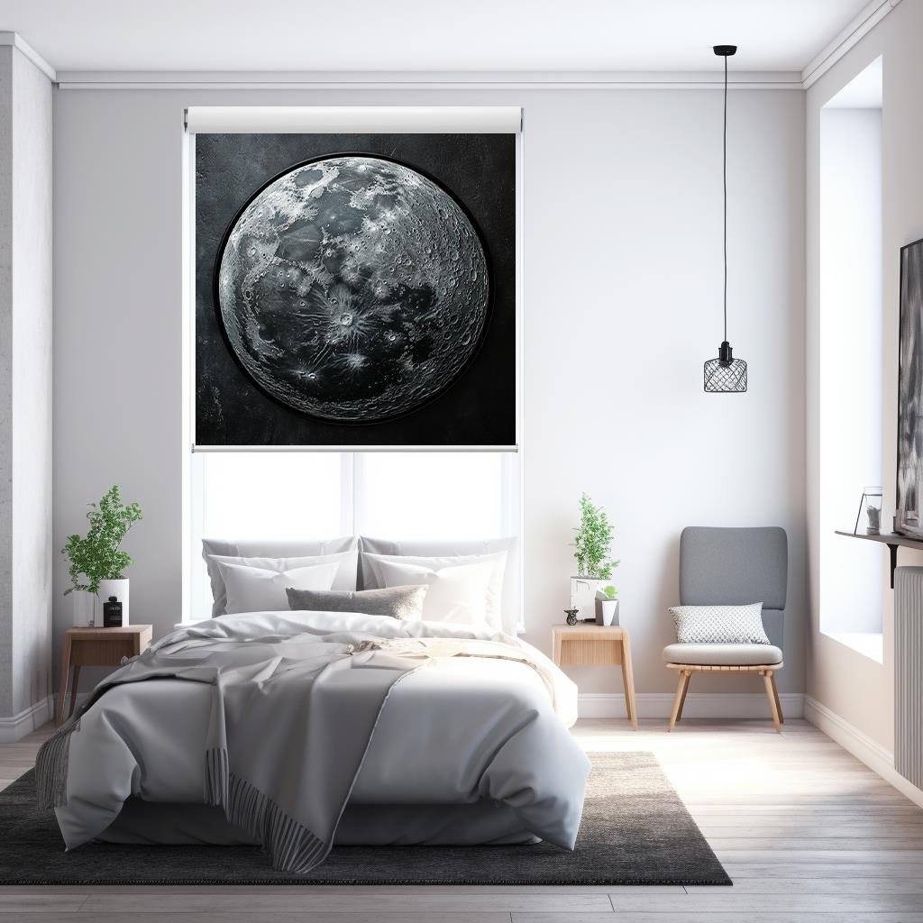 Kozmik Ay 3D Stor Perde