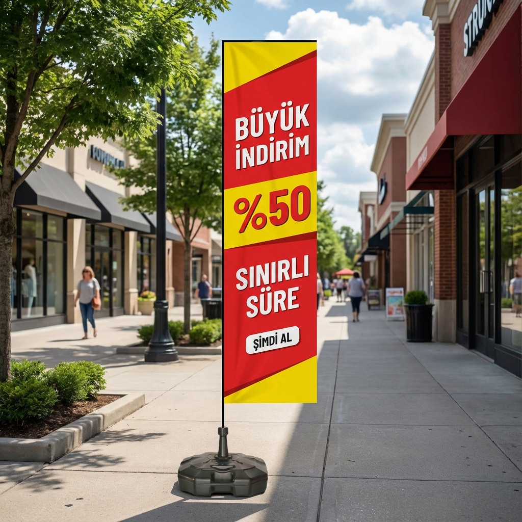 L tipi yelken bayrak