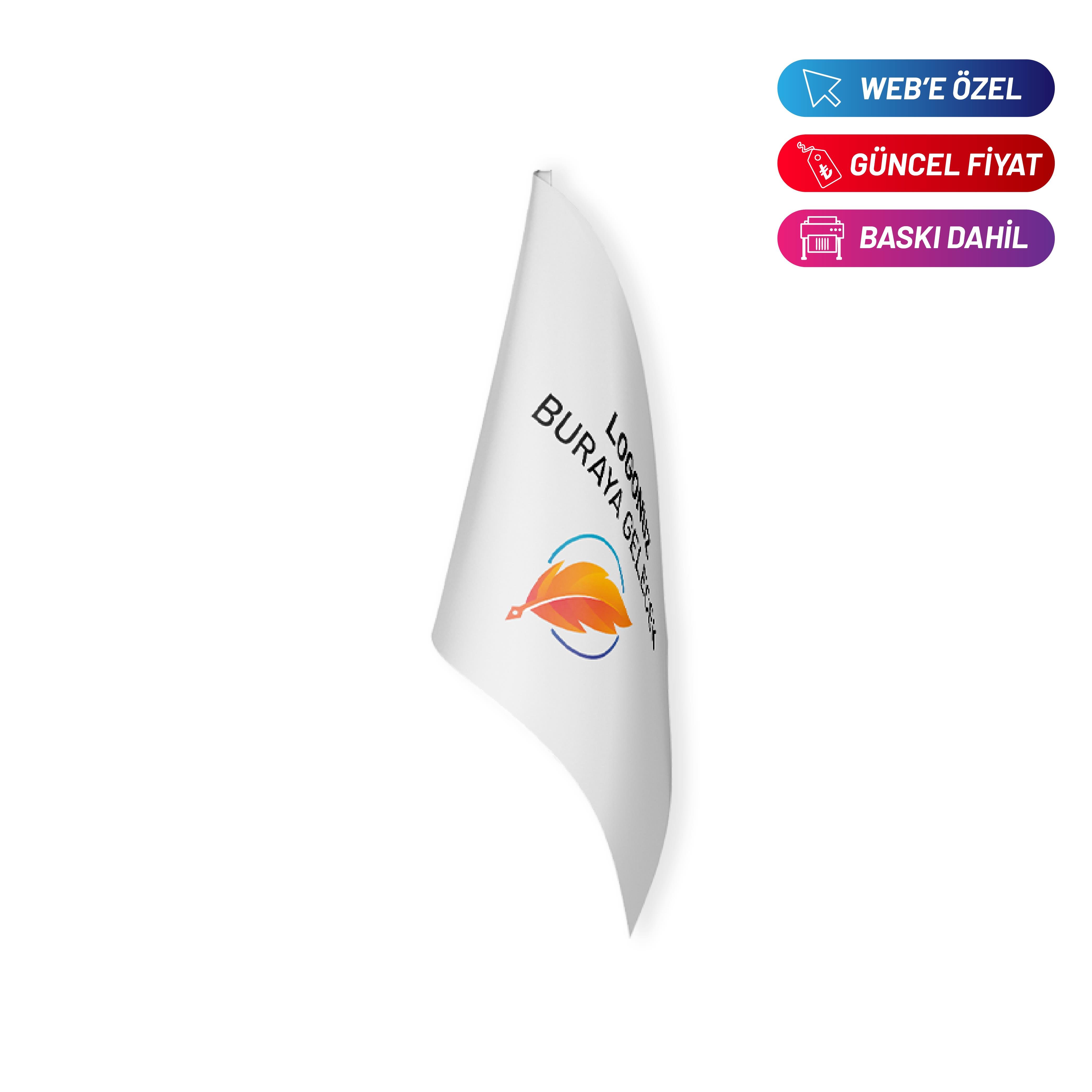 Logolu Makam Bayrağı (Sadece Bayrak)