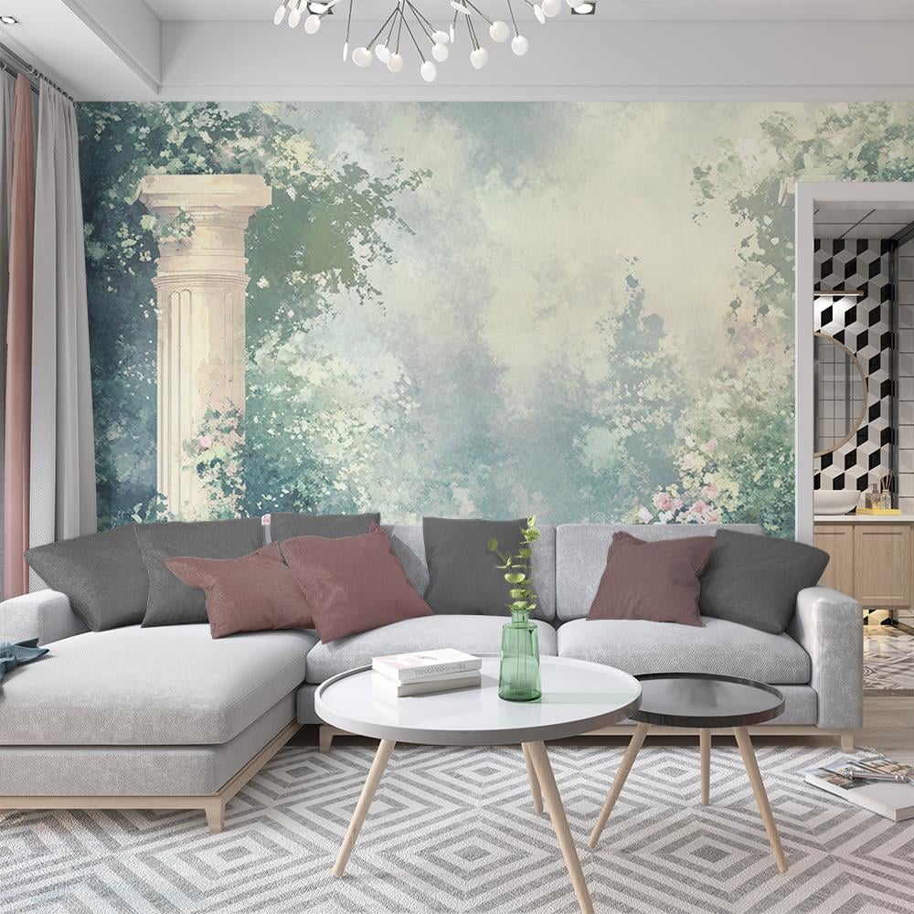 Minimalist Bahçe Duvar Kağıdı