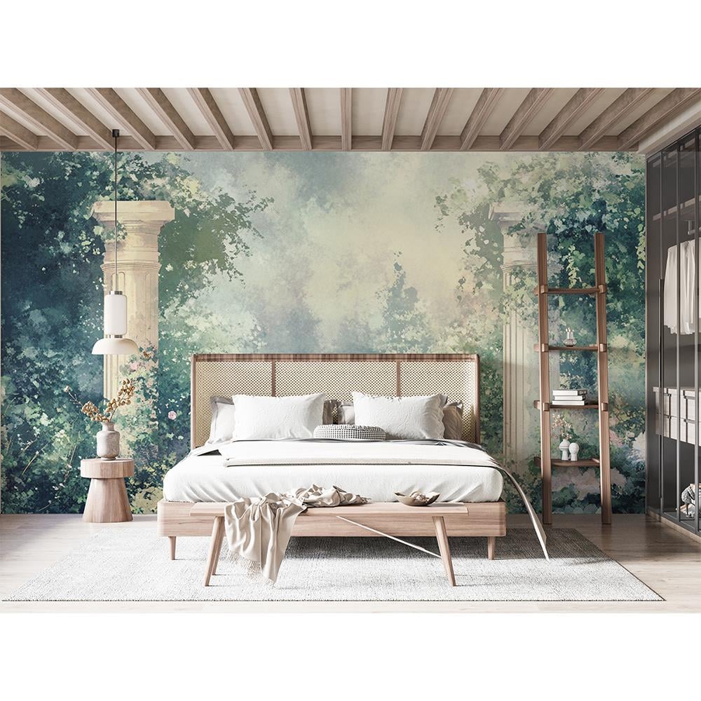 Minimalist Bahçe Duvar Kağıdı