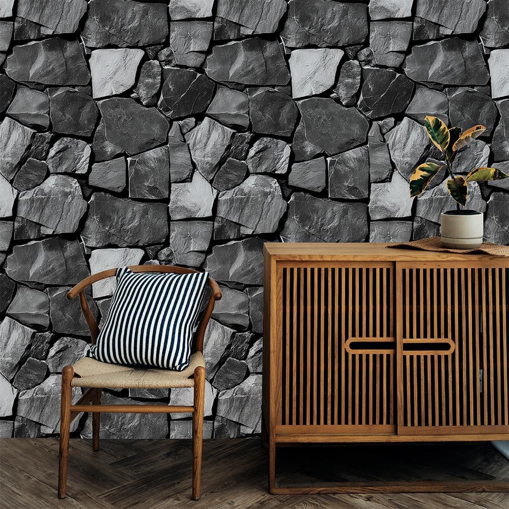 Parçalı Kaya Taş Duvar Kağıdı