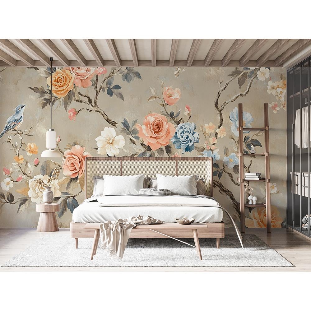 Pastel Bahar Dalları Duvar Kağıdı