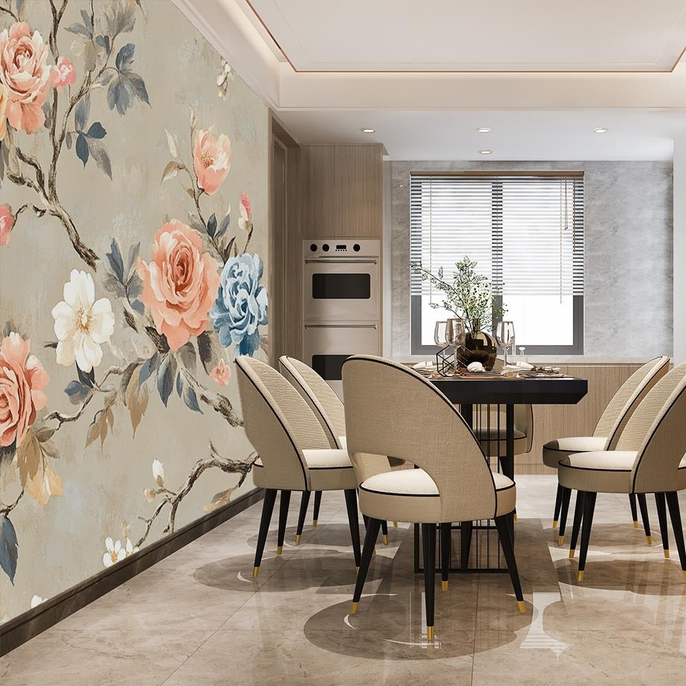 Pastel Bahar Dalları Duvar Kağıdı