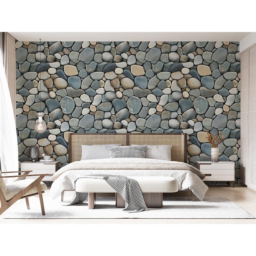 Pastel Çakıl Taş Duvar Kağıdı