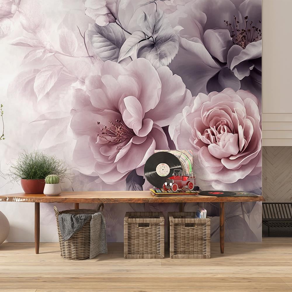 Pastel Gül Masalı Duvar Kağıdı