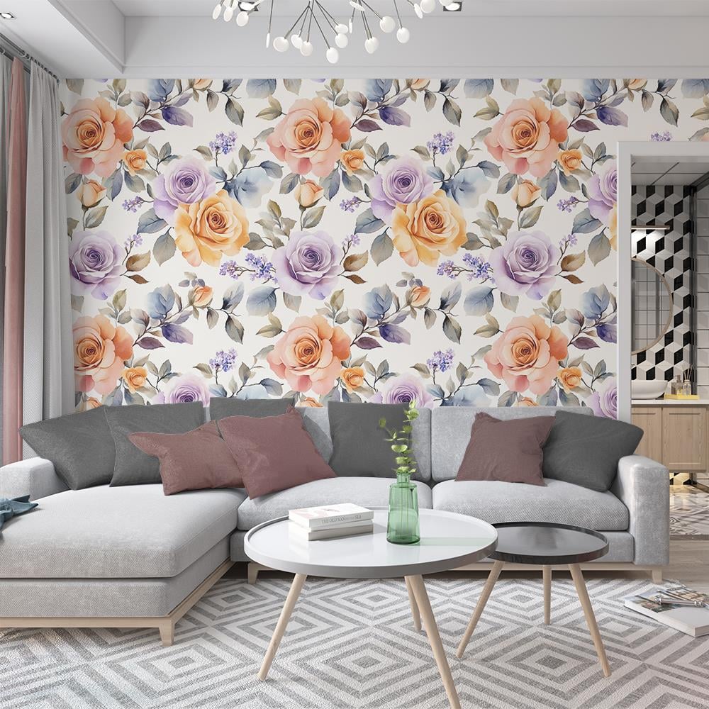 Pastel Güllerin Zarafeti Duvar Kağıdı