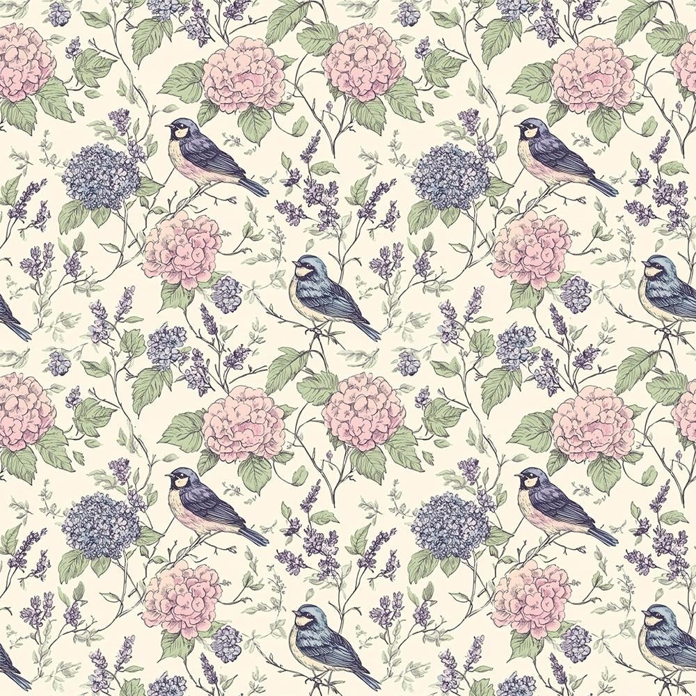 Pastel Kuş Cenneti duvar kağıdı
