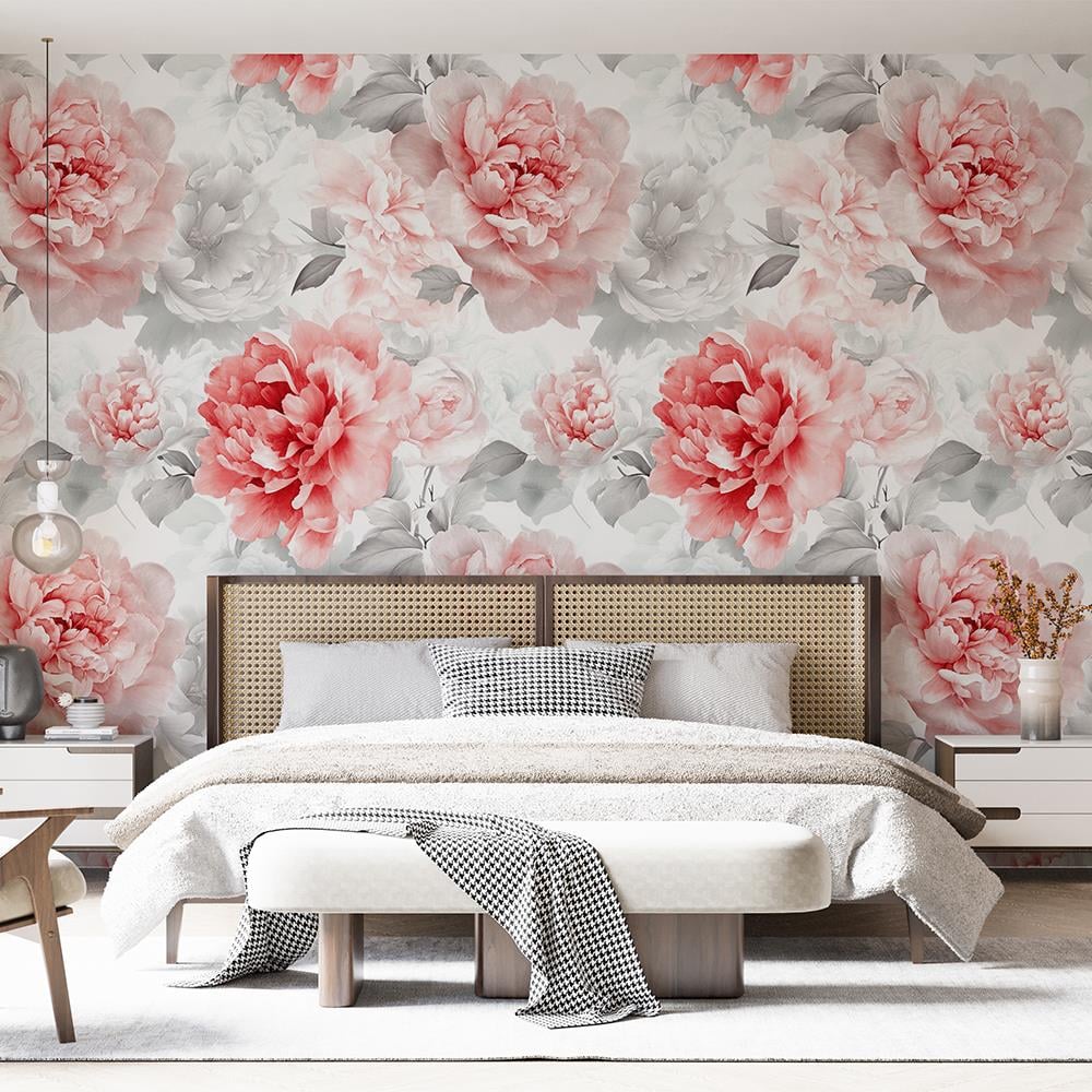 Pastel Şakayık Zarafeti Duvar Kağıdı