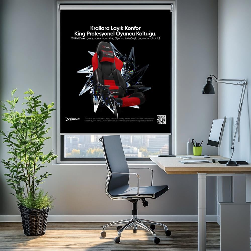 Reklam ve Logo Baskılı Stor Perde