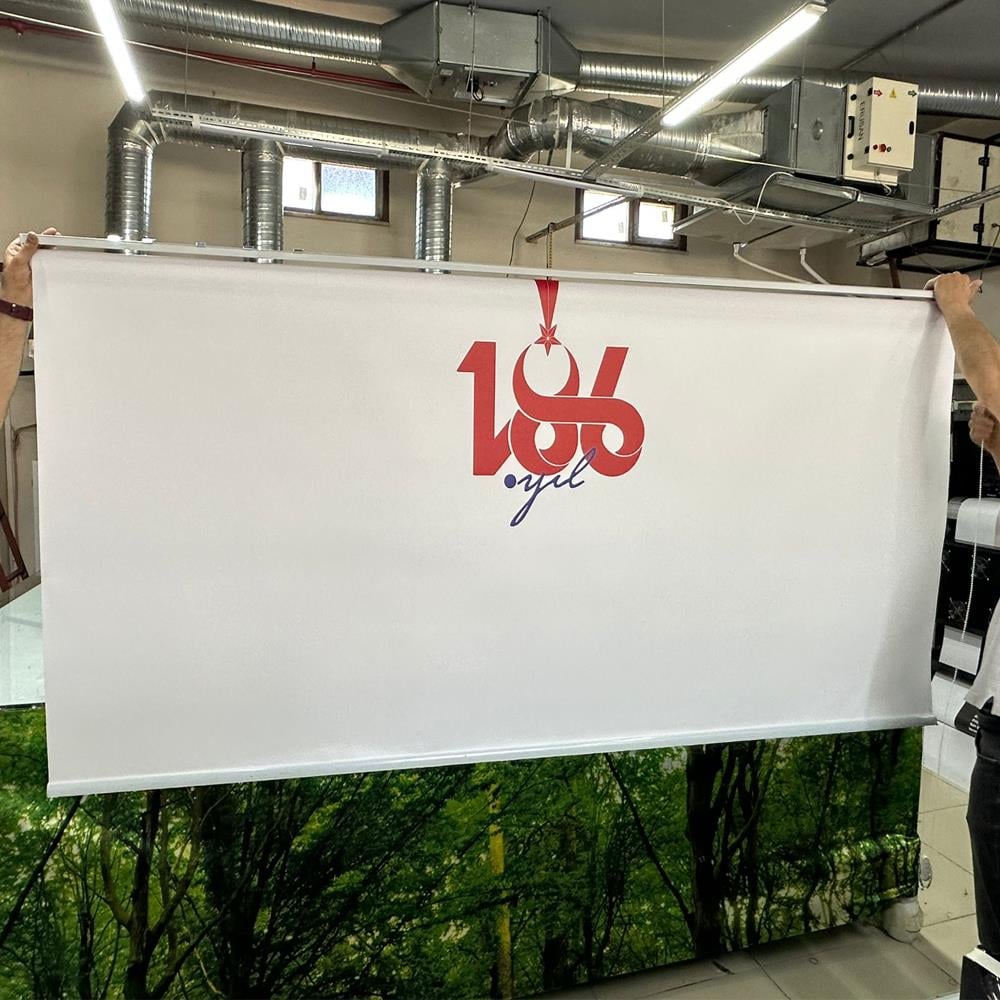 Reklam ve Logo Baskılı Stor Perde