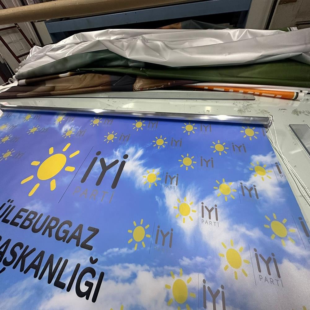 Reklam ve Logo Baskılı Stor Perde