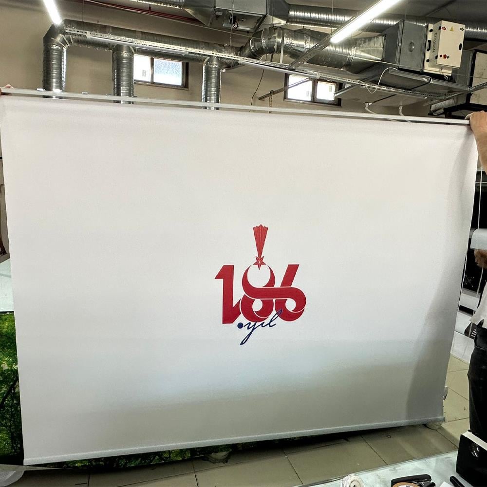 Reklam ve Logo Baskılı Stor Perde