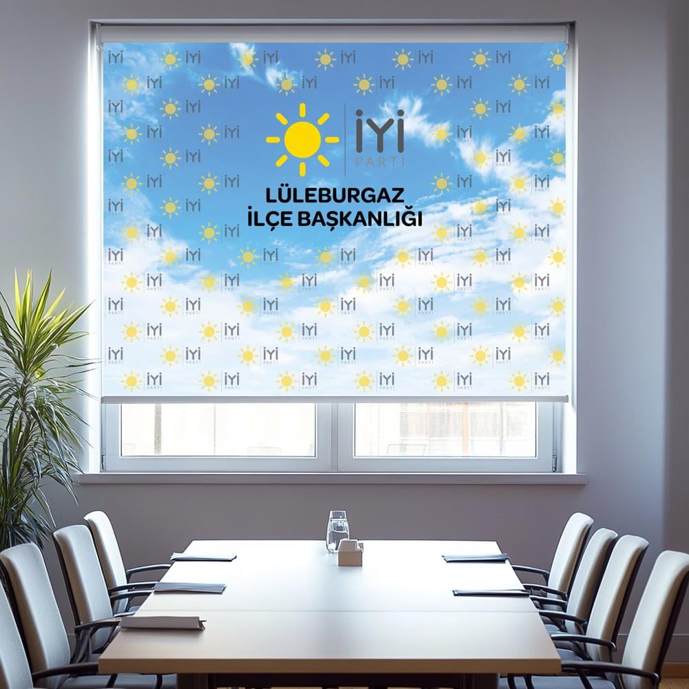 Reklam ve Logo Baskılı Stor Perde