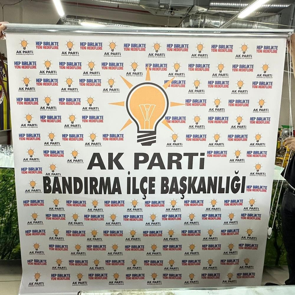 Reklam ve Logo Baskılı Stor Perde