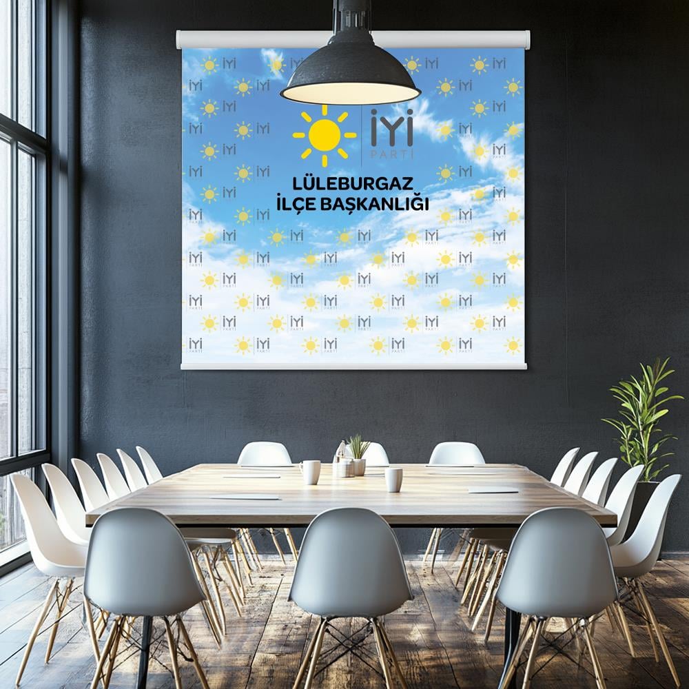 Reklam ve Logo Baskılı Stor Perde