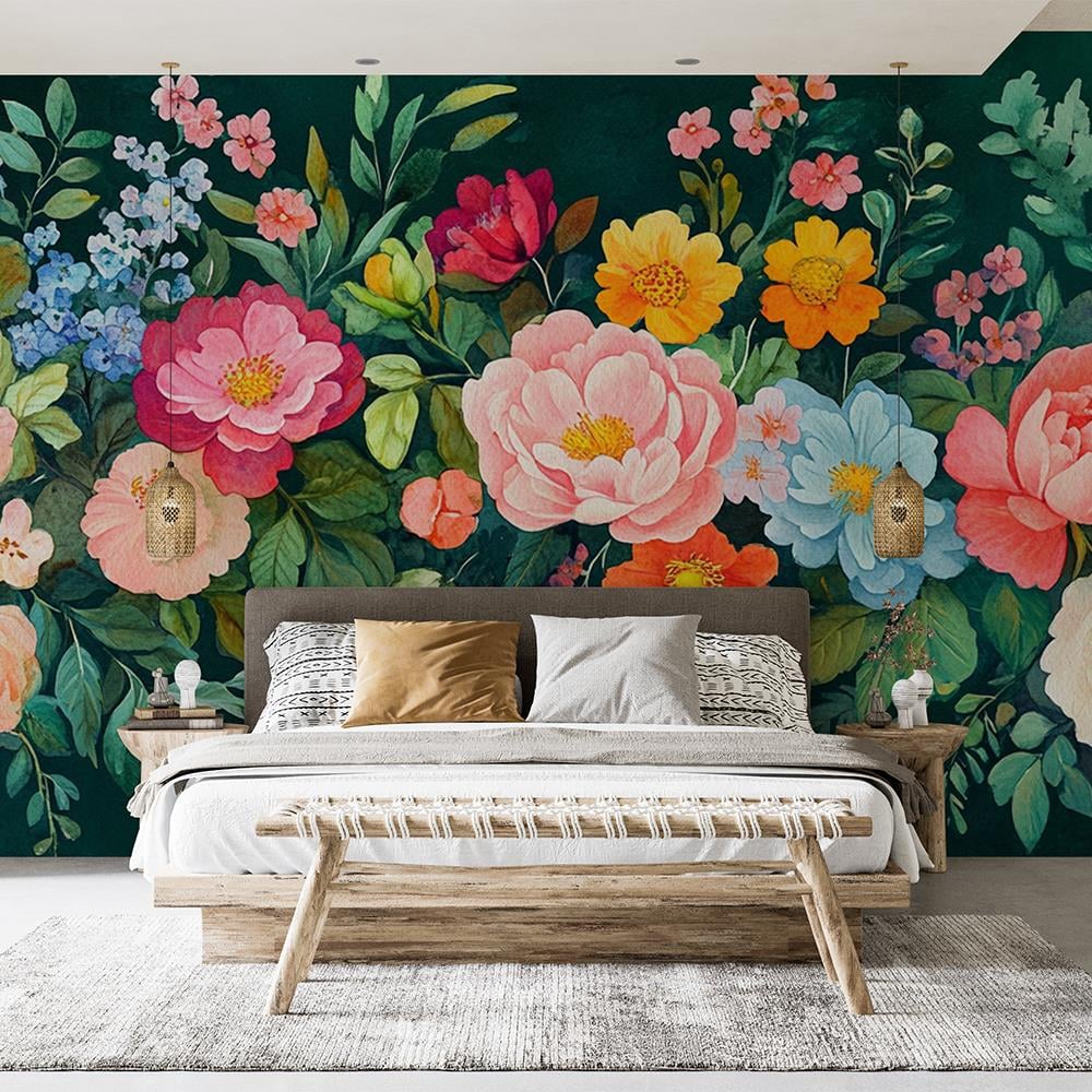 Renk Cümbüşü Bahçesi Duvar Kağıdı