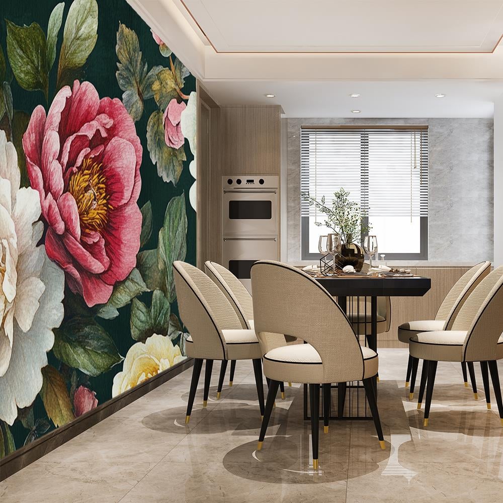 Renkli Gül Bahçesi Duvar Kağıdı