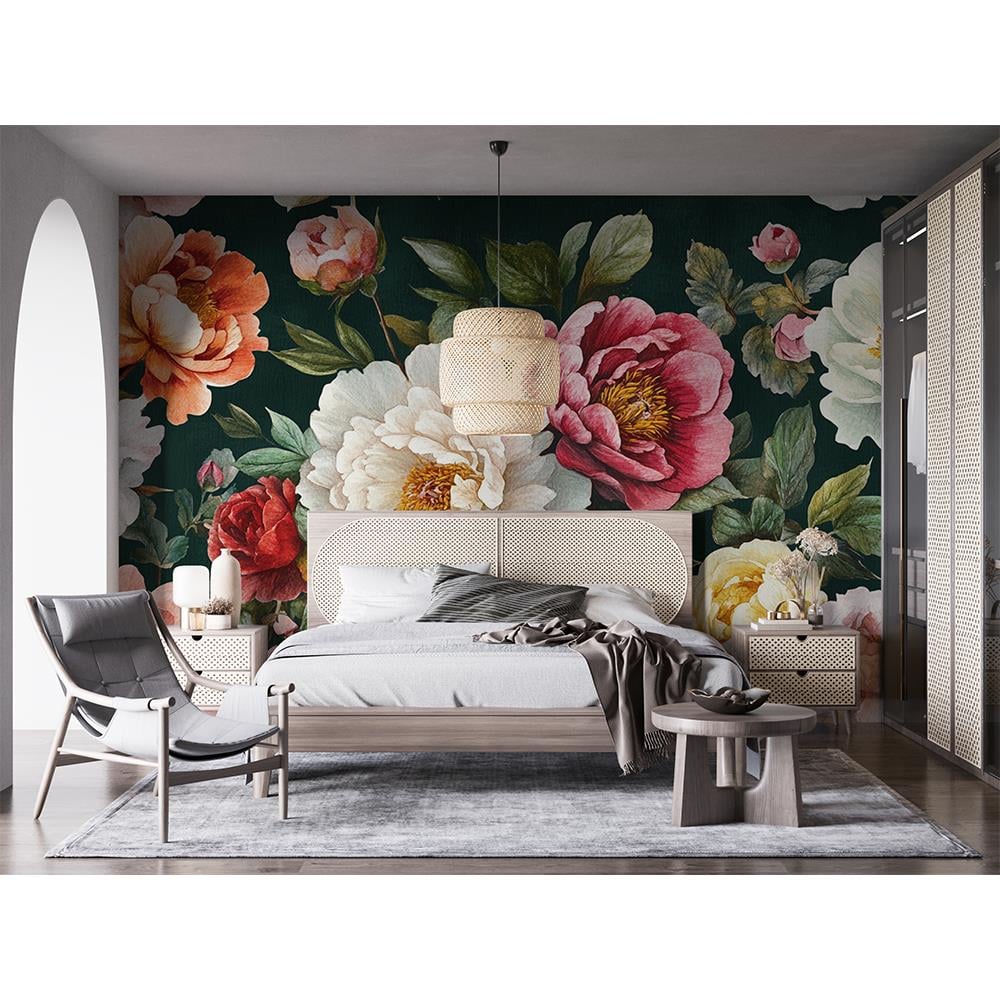 Renkli Gül Bahçesi Duvar Kağıdı