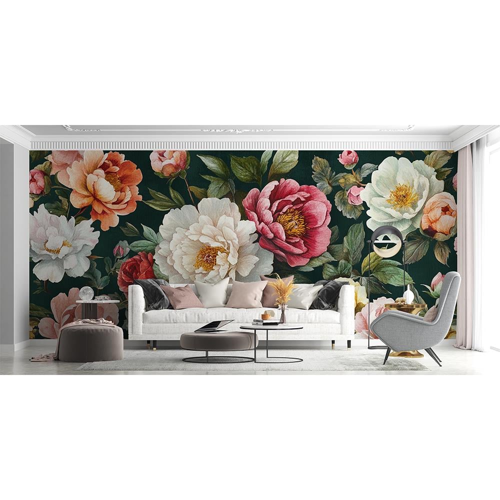 Renkli Gül Bahçesi Duvar Kağıdı