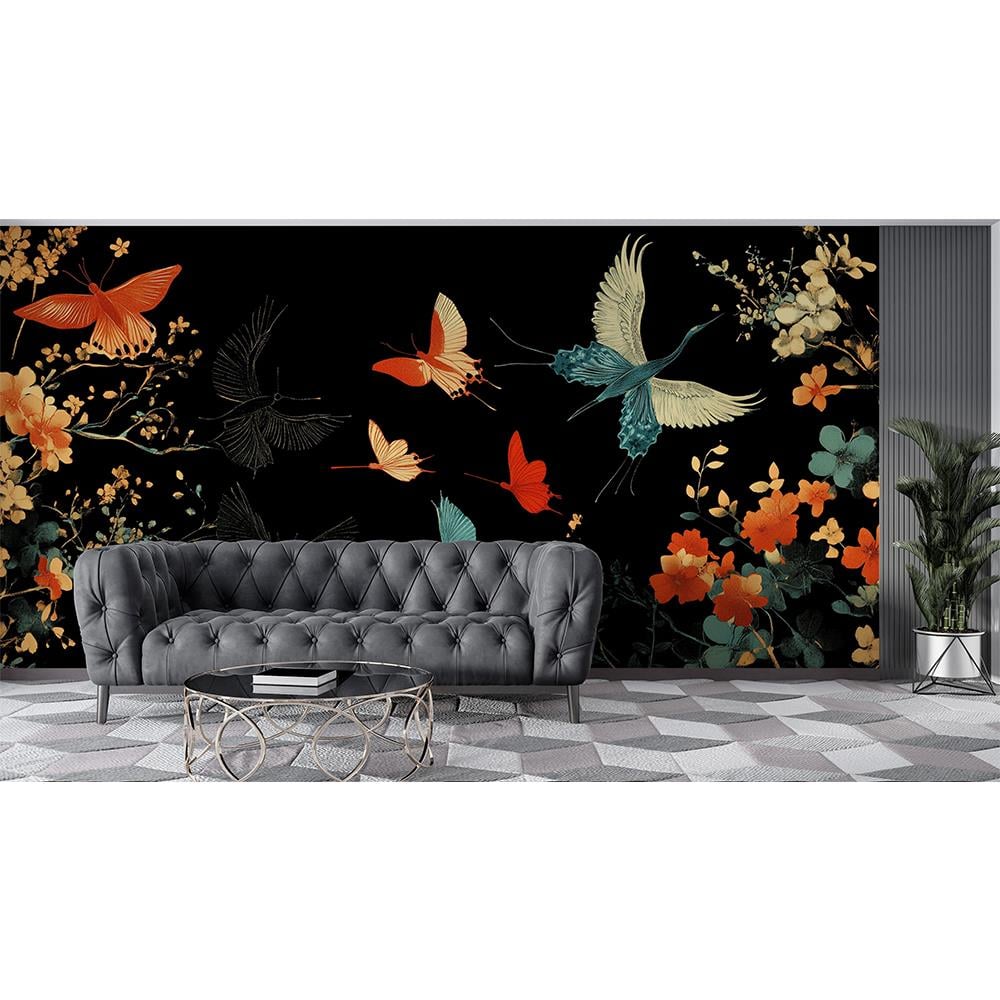 Renkli Kanatlar Duvar Kağıdı