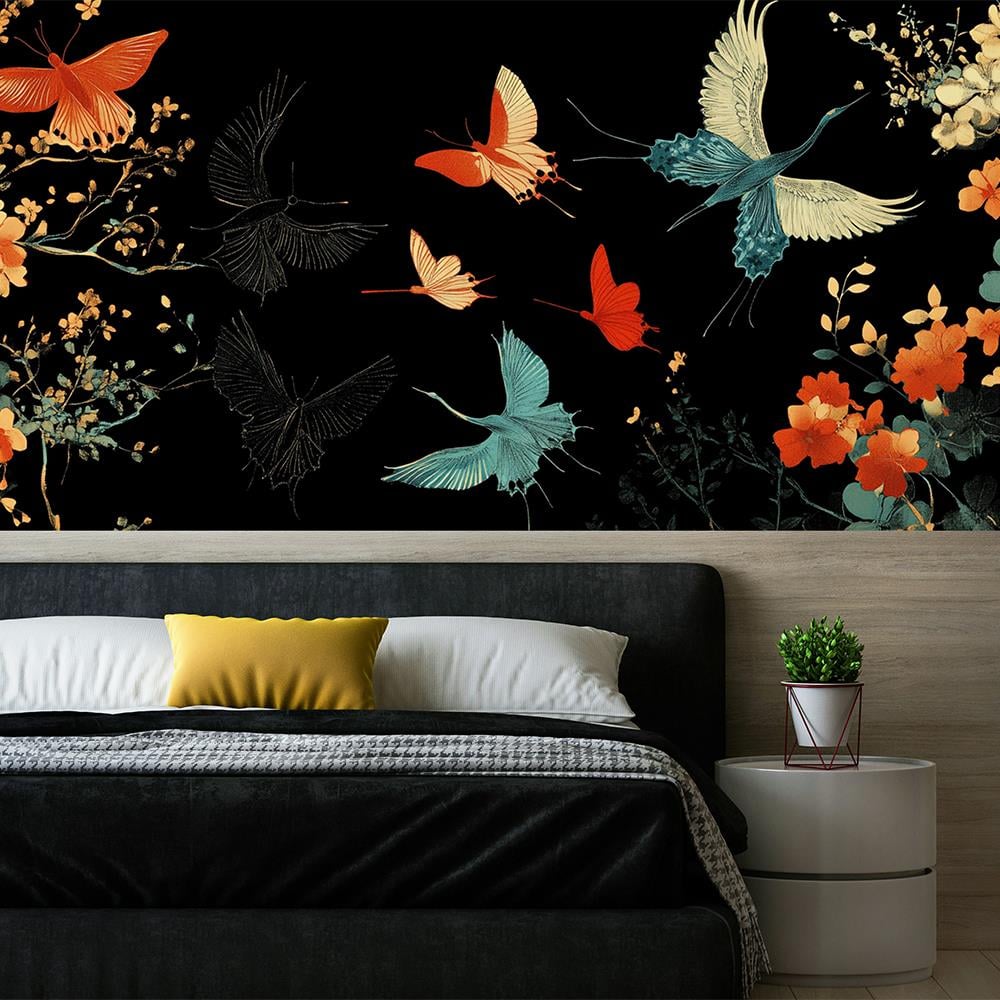 Renkli Kanatlar Duvar Kağıdı