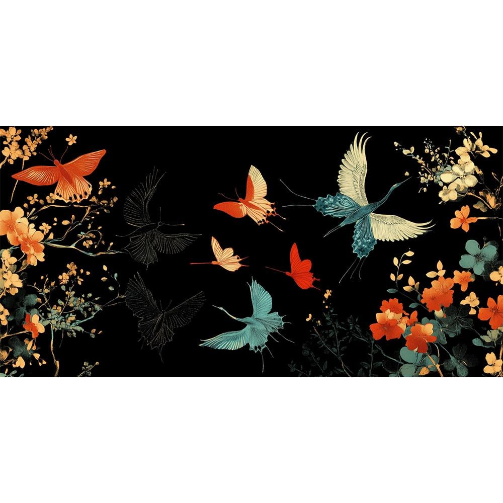 Renkli Kanatlar Duvar Kağıdı