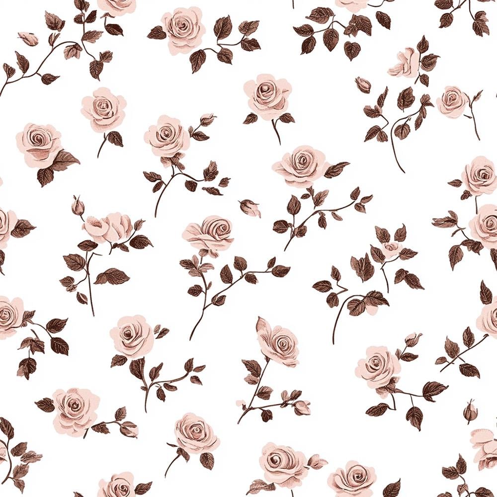 Sepya Gül Bahçesi Duvar Kağıdı