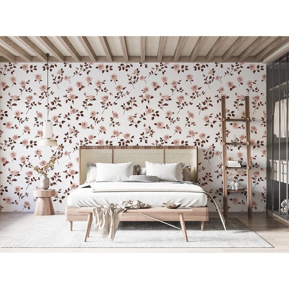 Sepya Gül Bahçesi Duvar Kağıdı