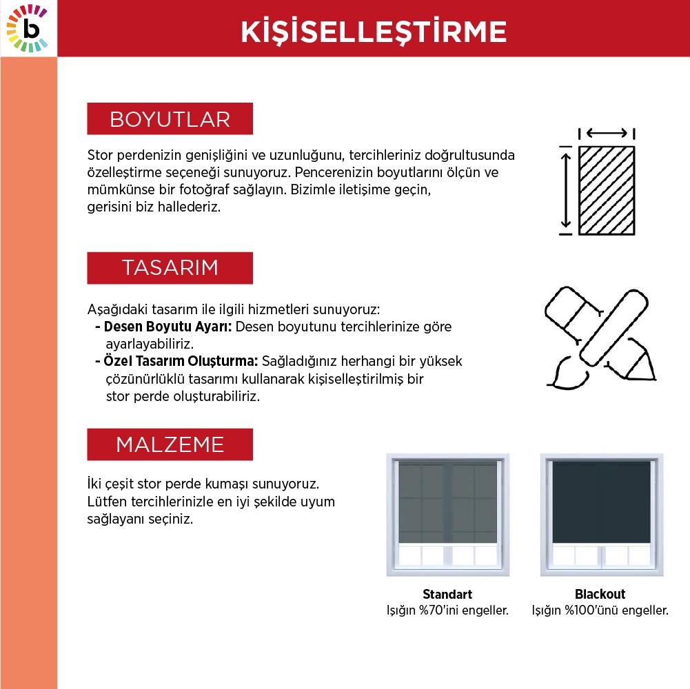 Şirket Logolu Stor Perde