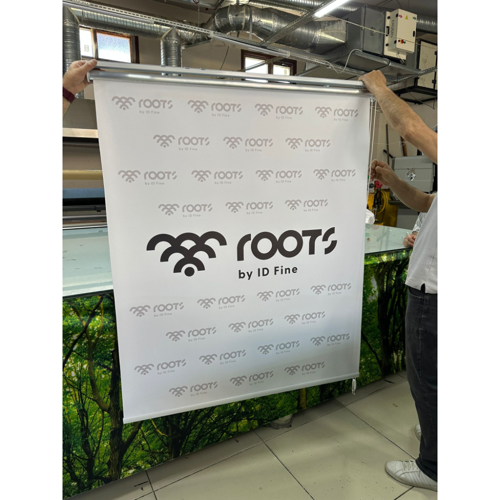 Şirket Logolu Stor Perde