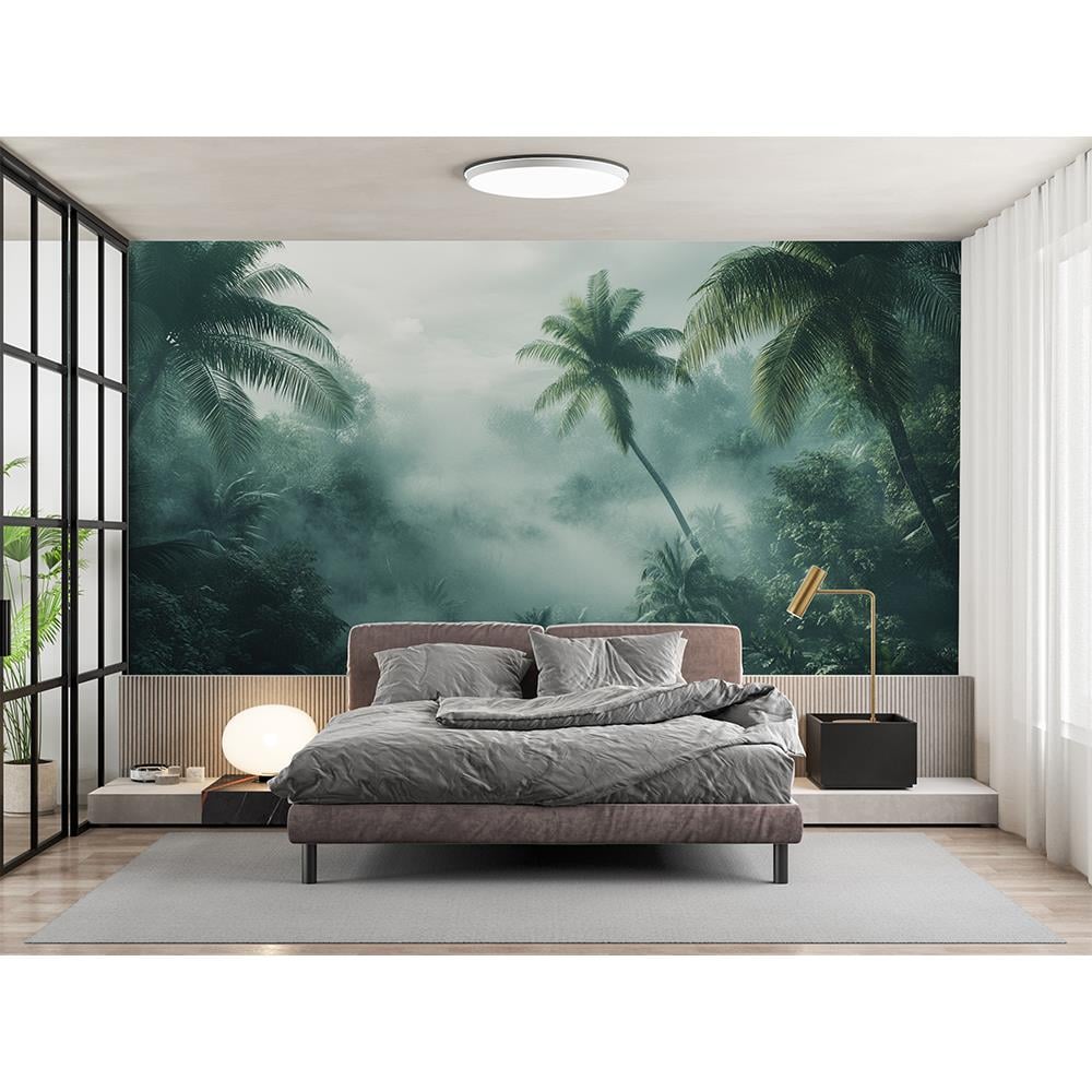 Tropikal Sisli Manzara Duvar Kağıdı